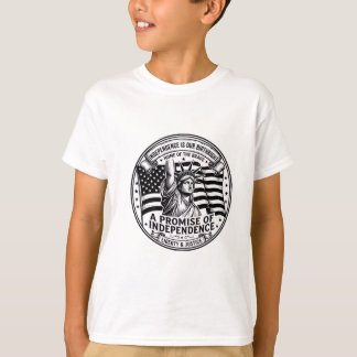 独立は私たちの生得権 愛国心 Tシャツ