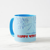独立への応援、7月4日に輝く マグカップ (正面左)
