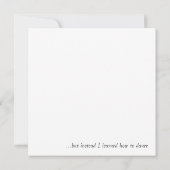 独立アリ葉書 カード (裏面)