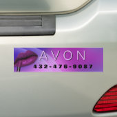 独立カラフル営業担当Avon バンパーステッカー (車上)