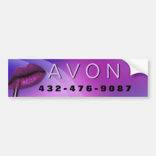 独立カラフル営業担当Avon バンパーステッカー