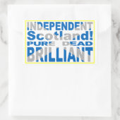 独立スコットランド純粋、死、ブリリアント 長方形シール (バッグ)
