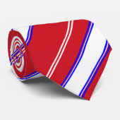 独立ストライプのタイ ネクタイ (ロール)