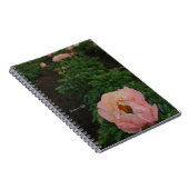 独立ピンク牡丹 ノートブック (右側)