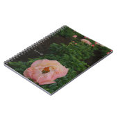 独立ピンク牡丹 ノートブック (左側)