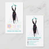 独立ファッション小売業者Blogger追加ロゴ 名刺 (正面/裏面)