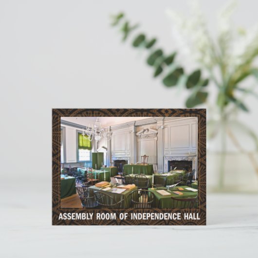 独立ホールの会議室 ポストカード (スタンド正面)