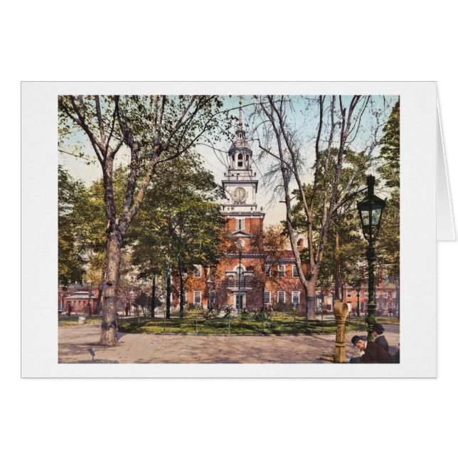 独立ホールフィラデルヒィアのPAの1900年のヴィンテージ (正面横)