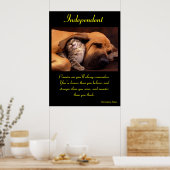 独立ポスター動物10 ポスター (キッチン)