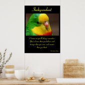 独立ポスター動物21 ポスター (キッチン)