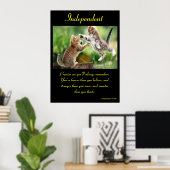 独立ポスター動物23 ポスター (ホームオフィス)