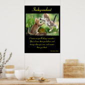 独立ポスター動物23 ポスター (キッチン)