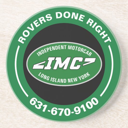 独立型モーターカー砂岩コースター コースター (正面)