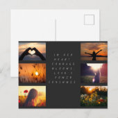 独立女性の日：開花の勇気 ポストカード (正面/裏面)