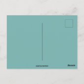 独立宣言に署名するヴィンテージ ポストカード (裏面)