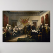 独立宣言に署名する ポスター (正面)