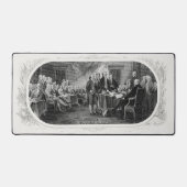 独立宣言の刻印がお金に デスクマット (正面)