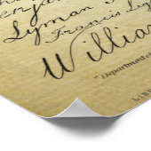 独立宣言の署名者プリント ポスター (角)