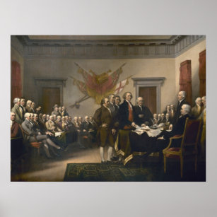 独立宣言の署名 ポスター