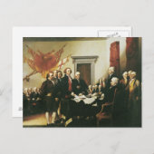 独立宣言の署名 ポストカード (正面/裏面)