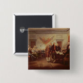 独立宣言の署名、第4 缶バッジ (正面&裏面)