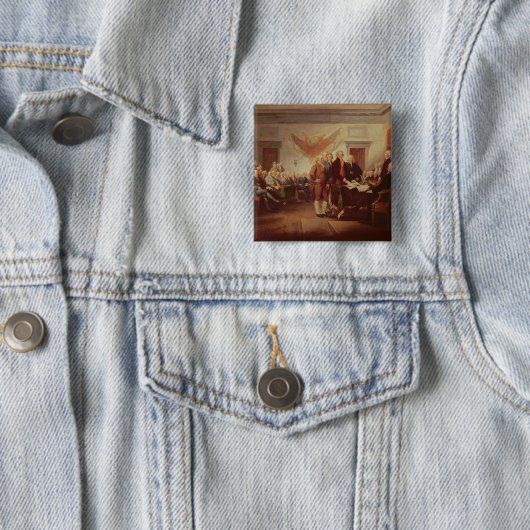 独立宣言の署名 缶バッジ (インサイチュ)