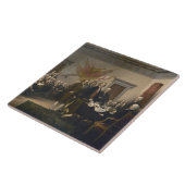 独立宣言の署名、7月4日 タイル (側面)