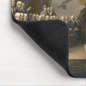 独立宣言の署名、7月4日 マウスパッド (コーナー)