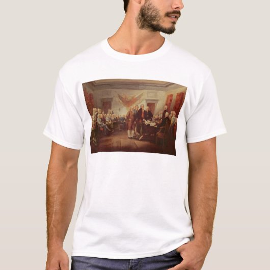 独立宣言の署名 Tシャツ (正面)