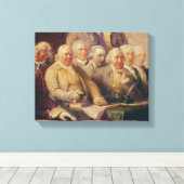 独立宣言の起草 キャンバスプリント (インサイチュ (ウッドフロア))