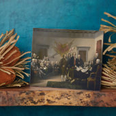 独立宣言への署名、7月4日 フォトプラーク (側面)