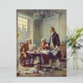 独立宣言を書く(アメリカ合衆国) カード (スタンド正面)