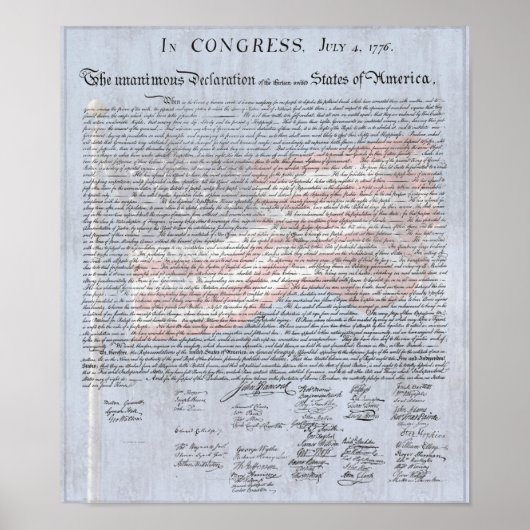 独立宣言アメリカ歴史教室 ポスター (正面)