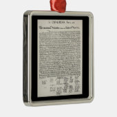 独立宣言オーナメント メタルオーナメント (右)