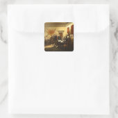 独立宣言ステッカー スクエアシール (バッグ)