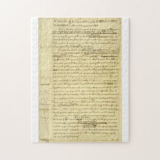 独立宣言パズル ジグソーパズル (縦)