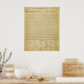 独立宣言プリント ポスター (キッチン)