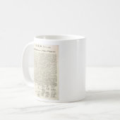 独立宣言マグ コーヒーマグカップ (正面左)