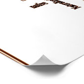 独立宣言ワードクラウド ポスター (角)