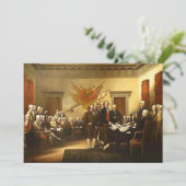 独立宣言招待状 招待状 (スタンド正面)