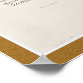 独立宣言版木、銅版、版画ポスター ポスター (角)