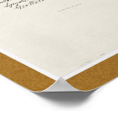 独立宣言版木、銅版、版画ポスター ポスター (角)