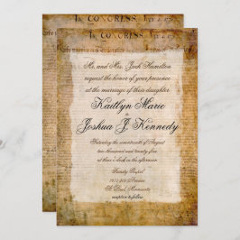 独立宣言📜米国議会 招待状