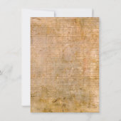 独立宣言📜米国議会 招待状 (裏面)