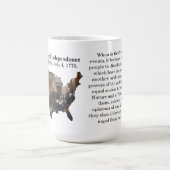 独立宣言1776年7月4日 コーヒーマグカップ (中央)