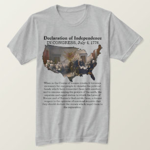 独立宣言1776年7月4日 Tシャツ