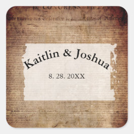 独立宣言📜1776年 スクエアシール