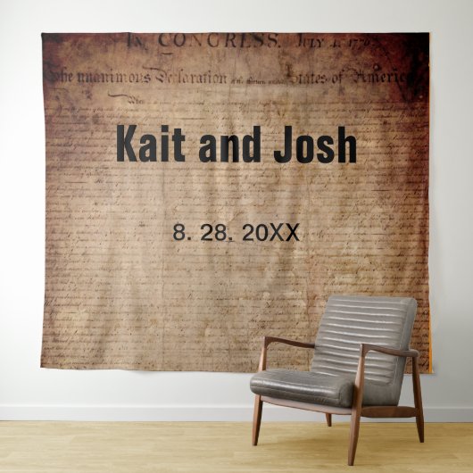 独立宣言📜1776年 タペストリー (インサイチュ(横))