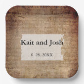 独立宣言📜1776年 ペーパープレート (正面)