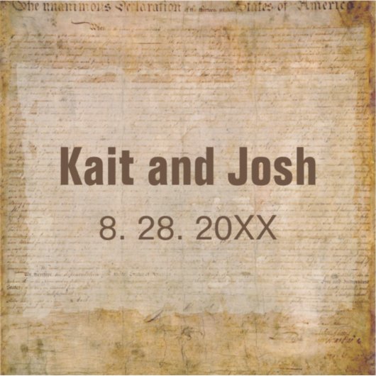 独立宣言📜1776 シール (正面)